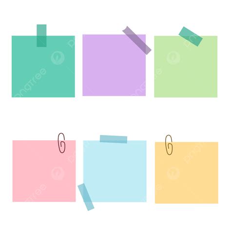 Cute Sticky Note Clipart Transparent Background, Post It Illustration ...