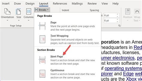 Image result for How to Add Different Header for Each Page