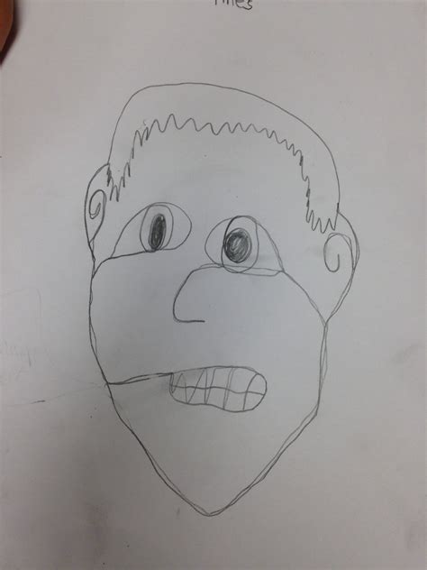 Image result for 4th Grade Continuous Contour Line Drawing