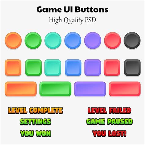 UI Buttons Text and Icon എന്നതിനുള്ള ഇമേജ് ഫലം