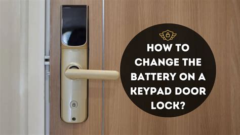 Image result for Battery Compartment On Keyless Push Button Door Lock