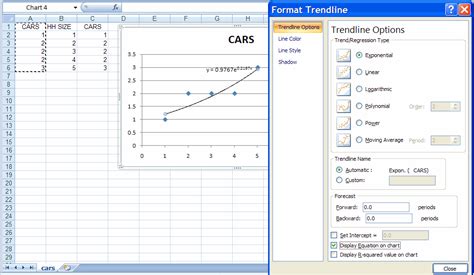 Image result for Exponential Decay Excel Graph