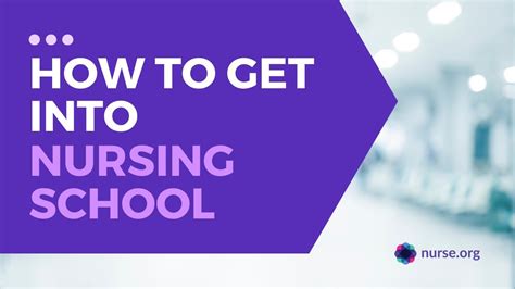 Image result for Getting into a Nursing Program