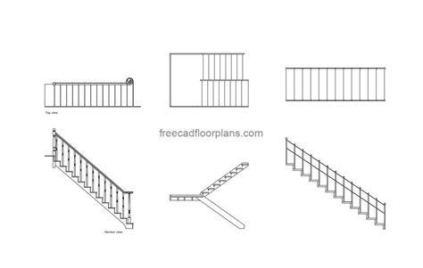 AutoCAD Dynamic Block Stair Section に対する画像結果