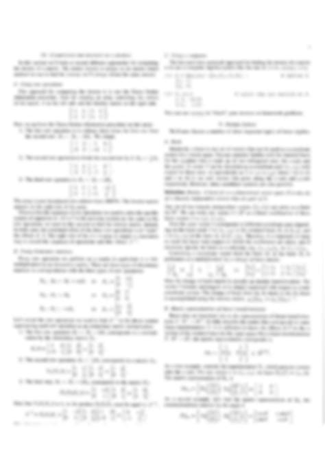Image result for Linear Algebra Summary Sheet