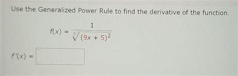 Image result for Example of Generalized Power Rule