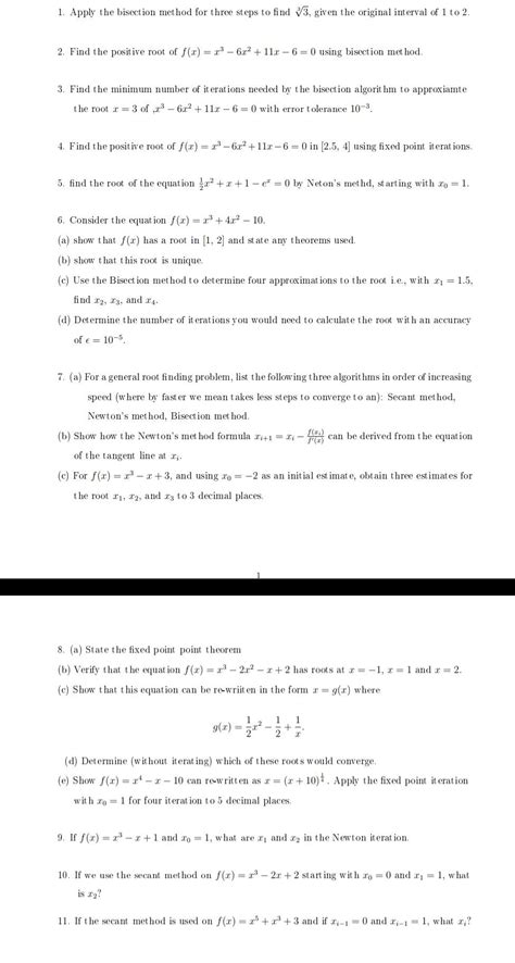 Image result for Use Bisection Method in Three Iterative Steps