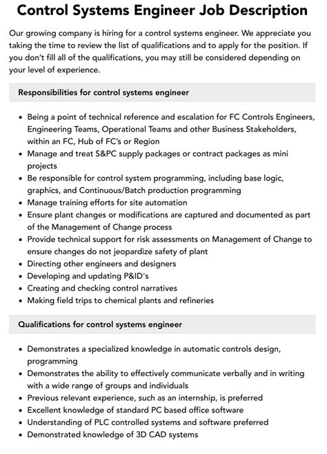 Control System Engineer Job Posters に対する画像結果