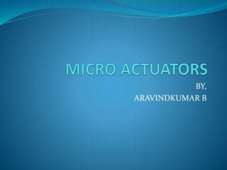 Image result for Microactuators