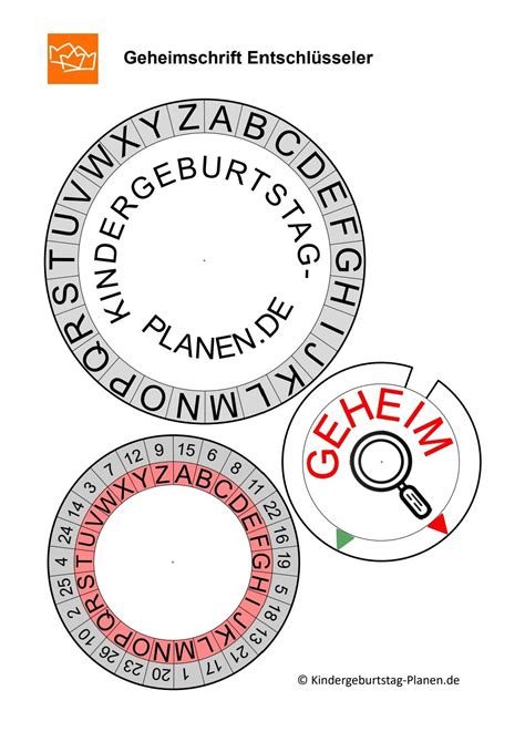 Cipher Wheel Decoder Printable Free に対する画像結果