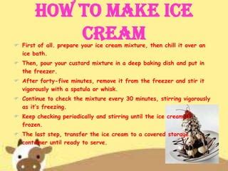 نتيجة الصورة لـ Ice Cream Internal Text Structure Quick Check