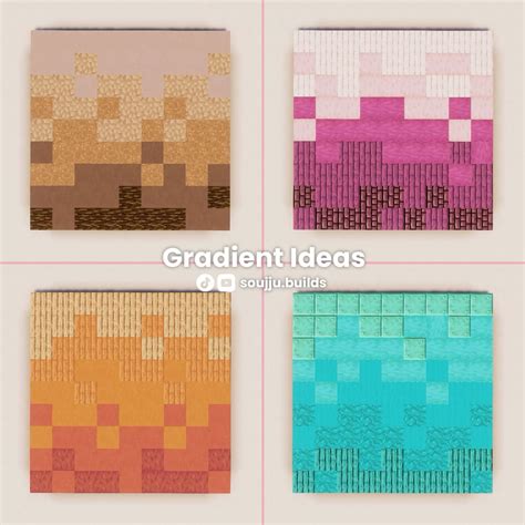 Afbeeldingsresultaten voor Builds with Gradient Minecraft