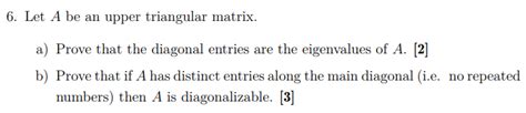 Image result for Upper Triangular Eigenvalue Formula