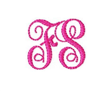 Image result for Script Monogram Embroidery Design