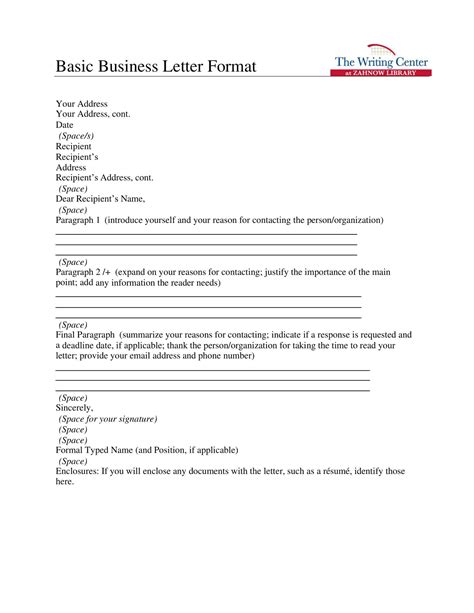 Image result for Formal Business Letter Format Example
