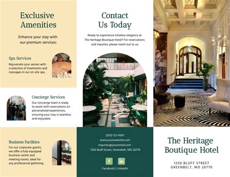 Image result for Hotel Brochure Examples