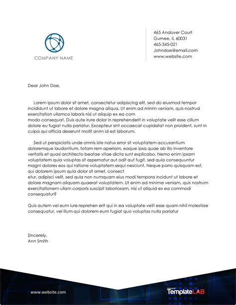 Afbeeldingsresultaten voor Professional Header for Letter