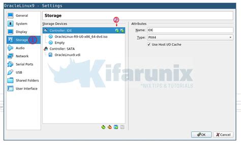 Toradh íomhá ar Interface of Oracle Linux