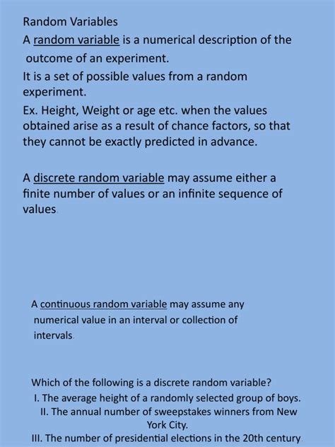 Image result for Probability Random Variables PDF