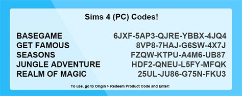 Bildergebnis für Sims 4 Product Key Code