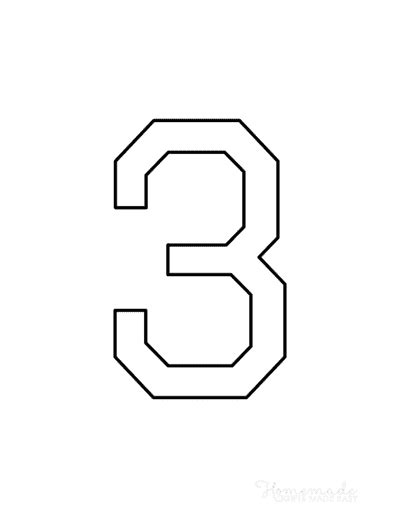 Number 3 Printable with Design に対する画像結果