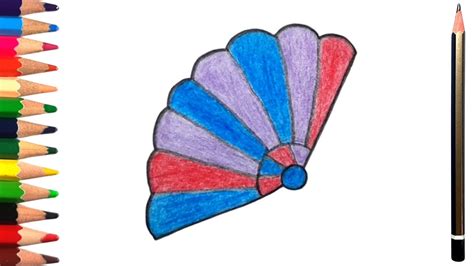 How to Draw a Hand Fan に対する画像結果