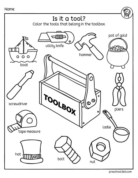 Toradh íomhá ar Worksheet Tools Pattern