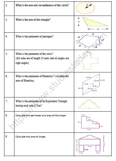 Image result for Perimeter and Area Class 8