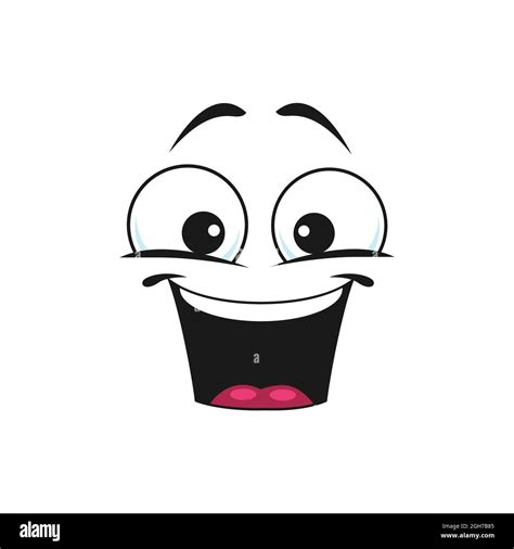 Funny Excited Face Cartoon