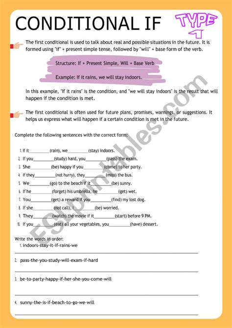 Image result for Conditional Type 1 Formula