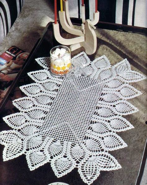 Afbeeldingsresultaten voor Vintage Crochet Table Runner Patterns