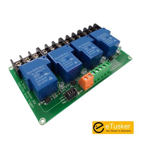 Afbeeldingsresultaten voor Relay Module 12V 4 Channel