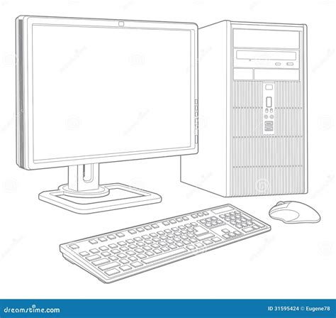 Image result for Computer Control System Sketch