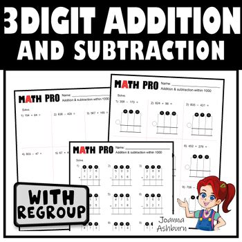 Image result for 3-Digit Addition Horizontal Worksheets