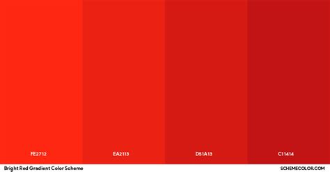Toradh íomhá ar Red Color Gradient Hex Codes