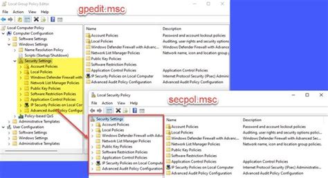 Local Security Policy Path に対する画像結果