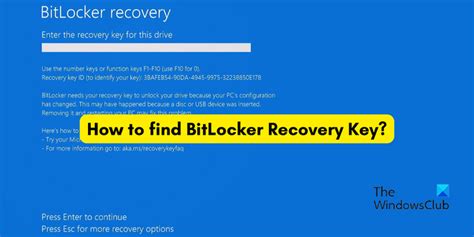 Toradh íomhá ar BitLocker Recovery Key Log In