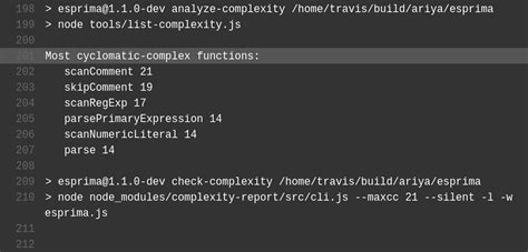 Complex Source Code に対する画像結果