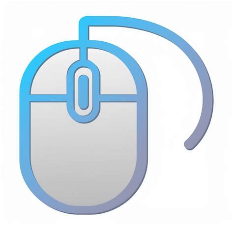 Toradh íomhá ar White Computer Mouse with Blue Backround