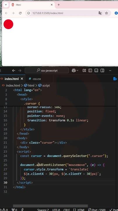 Image result for Cursor Following Effect CSS