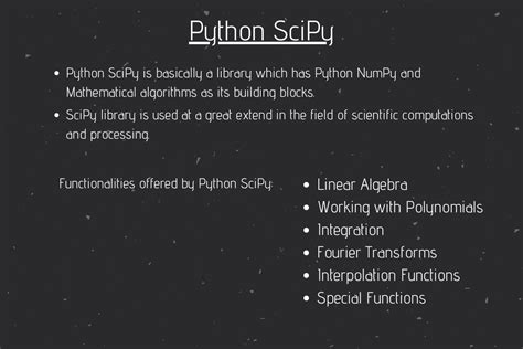 SciPy in Python に対する画像結果