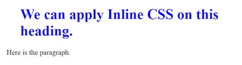 Image result for Inline CSS Font Color