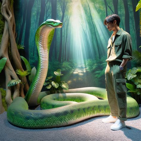 Image result for Green Python vs Human