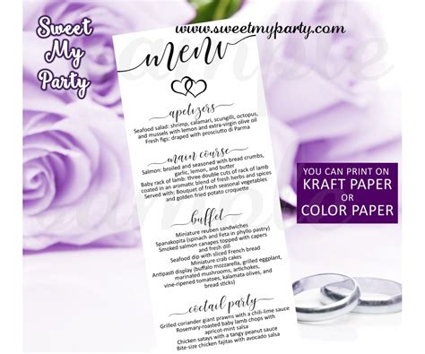 Rustic Wedding Menu Card కోసం చిత్ర ఫలితం