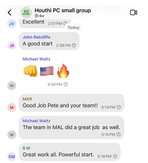 Toradh íomhá ar Signalgate Transcript