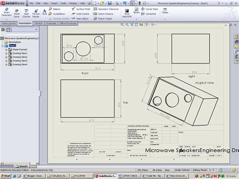 SolidWorks Engineering Drawing に対する画像結果