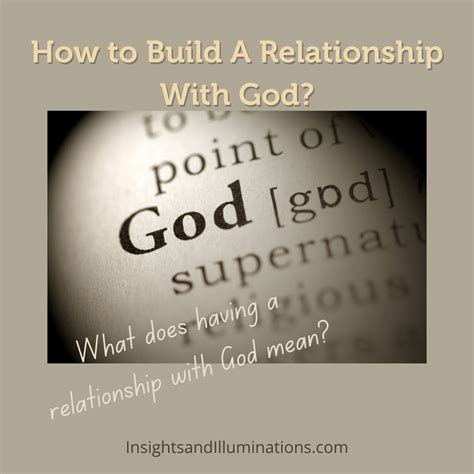 Image result for Having a Relationship with God