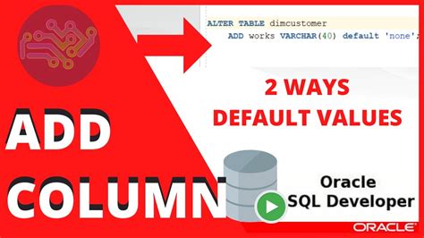 Image result for Add Column Oracle SQL Developer