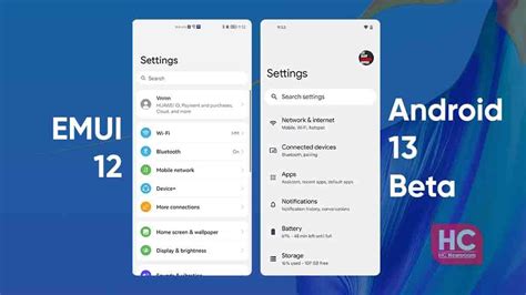 Image result for Android 13 Menu