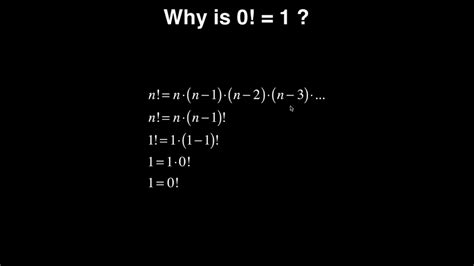 Image result for Why Is 0 Factorial 1